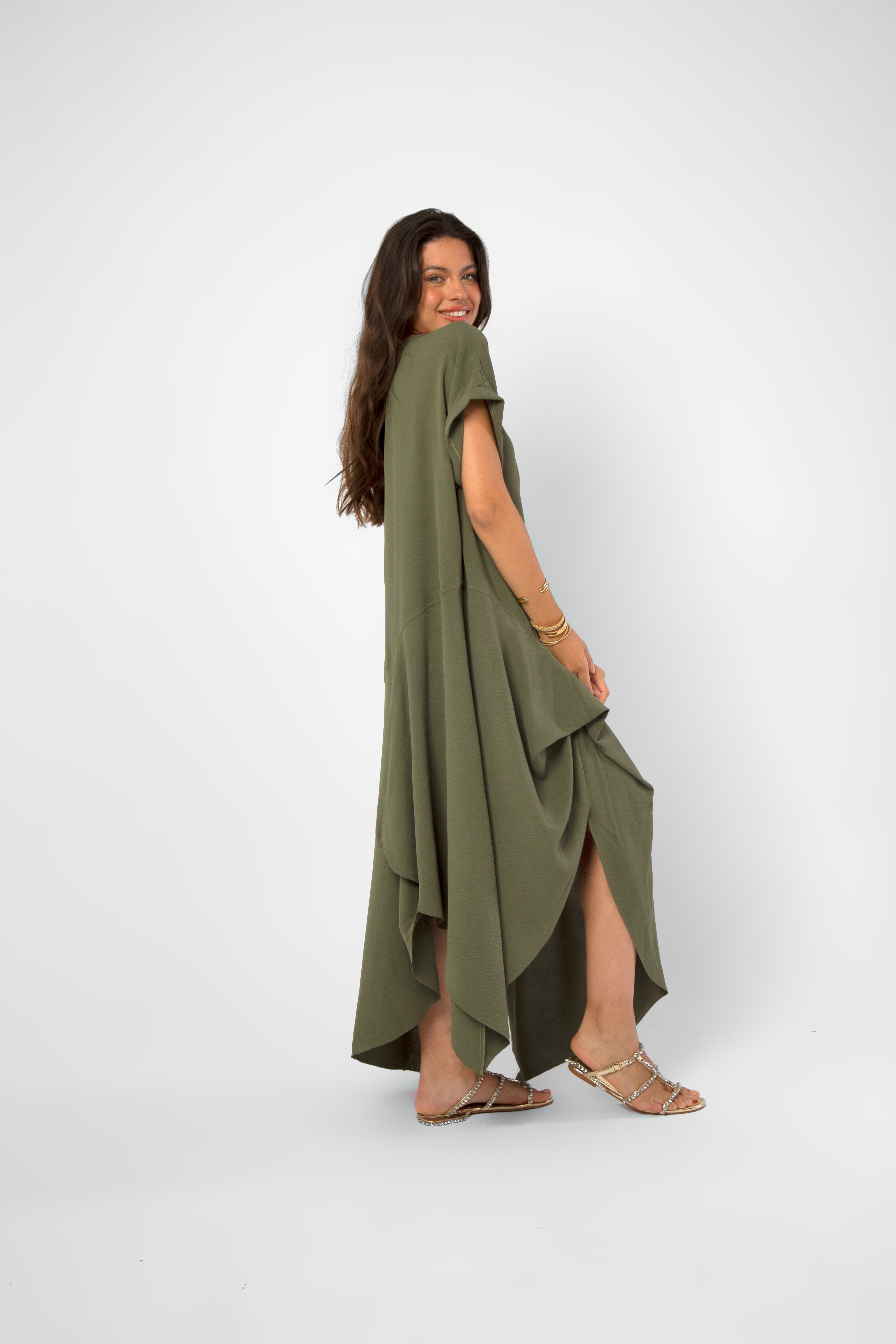 FREE-FALL DRESS OLIVE FREE-FALL DRESS OLIVE